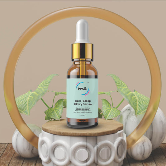Mod Esthete ME Acne Scoop Glowy Serum with 1% Salicylic Acid, 4% Niacinamide & 1% Mandelic Acid | For Acne, Acne Spot Removal, Skin Brightening & Pore Care | Reduces Blackheads, Whiteheads & Blemishes | For All Skin Types – 20ml
