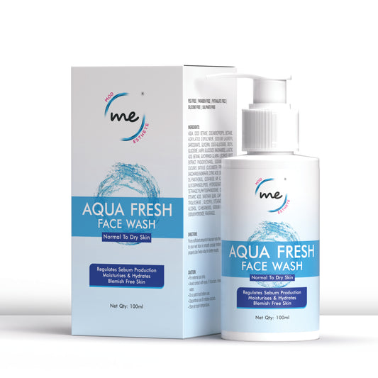 Mod Esthete ME AQUA FRESH FACE WASH |Ceramide Complex & Niacinamide Hydrating Aqua Fresh Face Wash | Gentle Daily Cleanser for Dry, Oily & Sensitive Skin | Brightening, Barrier Repair, Sulfate-Free, Paraben-Free | For All Skin Type100ml