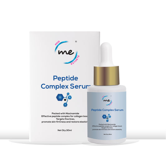 Mod Esthete ME Peptide Complex Serum | Anti-Aging, Hydrating & Firming | 7 Peptides + Niacinamide + N-Acetyl Glucosamine + Hyaluronic Acid | Reduces Fine Lines & Wrinkles – 30ml
