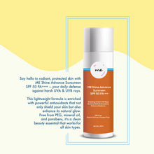 Mod Esthete Me Shine Advance Silicone Sunscreen|Spf 50| Pa3+| Antiageing| Anti Tan