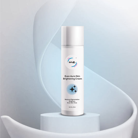 Mod Esthete ME Even Aura Skin Brightening Cream | With Niacinamide, Kojic Acid, Licorice, Peptides & Resveratrol | Brightening & Even-Tone Formula | For Melasma, Dark Spots & Uneven Skin (30 ml)